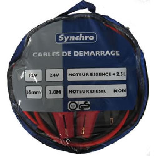 Cable De Demarrage - Ecreteur De Surtension Cables de demarrage 16mm2 - 220A