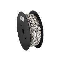 Cables de Haut-Parleurs Cable compatible avec haut-parleur torsade 2x2.50mm2 Blanc noir 100m