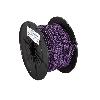 Cables de Haut-Parleurs Cable haut-parleur torsade 2x0.75mm2 Violet noir 100m