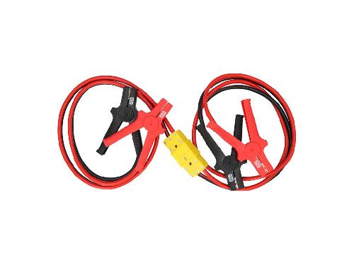 Cable De Demarrage - Ecreteur De Surtension Cables Demarrage Avec Prise Securite 500A 3.5M 6-12-24V -Pinces et Poignees Isolees- Carpoint