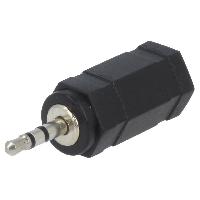 Cables Jack Adaptateur Jack 2.5mm prise male Jack 3.5mm femelle - Noir