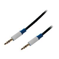 Cables Jack Cable Jack 3.5mm male des deux cotes 1.5m - Noir