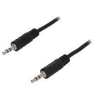 Cables Jack Cable Jack 3.5mm male des deux cotes 3m - Noir