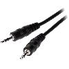 Cables Jack Cable Jack 3.5mm Stereo Male Male noir 5m