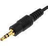 Cables Jack Fiche Jack Male 3.5mm doree avec cable 80cm