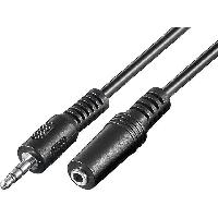 Cables Jack Rallonge Jack 3.5 vers Jack 3.5mm - 2m