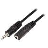 Cables Jack Rallonge Jack Audio Video 3.5mm - 1.8m - Vcom