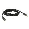 Cables Jack Rallonge Stereo jack 4 poles 100 cm