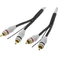 Cables RCA 2 Canaux Cable 2xRCA MM 5m