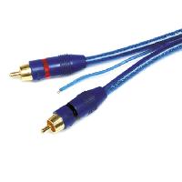 Cables RCA 2C avec Remote Cable RCA Stereo Double-Blinde avec Remote - Serie 400 - 4m