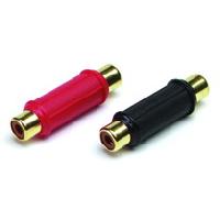 Cables RCA Adaptateur RCA femelle femelle - 1 Rouge 1 Noir