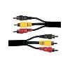 Cables RCA Audio Video Cable 3x RCA Audio Video Male vers Male 3m