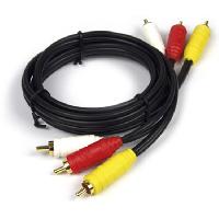 Cables RCA Audio Video Cable RCA Multimedia 3 voies - 3m