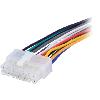 Cables Specifiques Autoradios vers ISO Cable Autoradio Kenwood 14PIN Fils nus