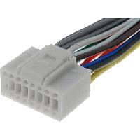 Cables Specifiques Autoradios vers ISO Cable Autoradio Pioneer 16PIN Fils nus - connecteur blanc