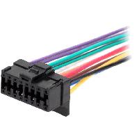 Cables Specifiques Autoradios vers ISO Cable Autoradio Pioneer 16PIN Fils nus - connecteur noir 3