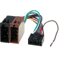 Cables Specifiques Autoradios vers ISO Connecteur ISO origine compatible avec Autoradio Kenwood 16pins