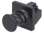 Cable - Connectique Pour Peripherique Cache anti-poussiere enfichable pour prise RJ45 - Noir