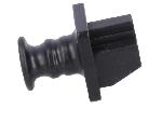 Cable - Connectique Pour Peripherique Cache anti-poussiere enfichable pour prise RJ45 - Noir