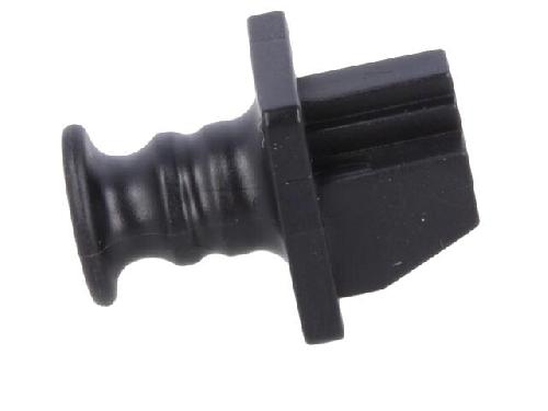 Cable - Connectique Pour Peripherique Cache anti-poussiere enfichable pour prise RJ45 - Noir