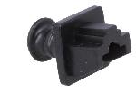Cable - Connectique Pour Peripherique Cache anti-poussiere enfichable pour prise RJ45 - Noir