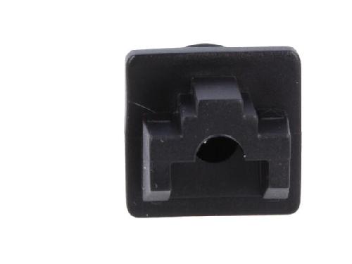 Cable - Connectique Pour Peripherique Cache anti-poussiere enfichable pour prise RJ45 - Noir