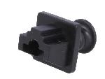 Cable - Connectique Pour Peripherique Cache anti-poussiere enfichable pour prise RJ45 - Noir