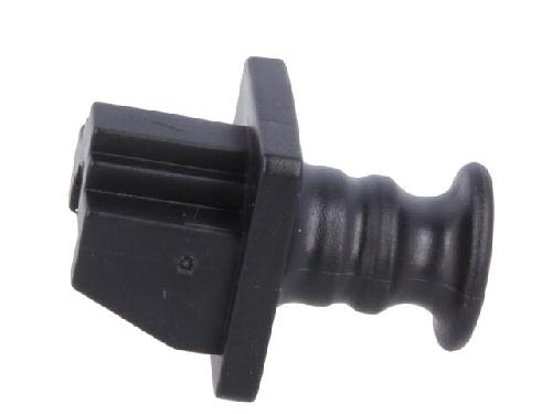 Cable - Connectique Pour Peripherique Cache anti-poussiere enfichable pour prise RJ45 - Noir