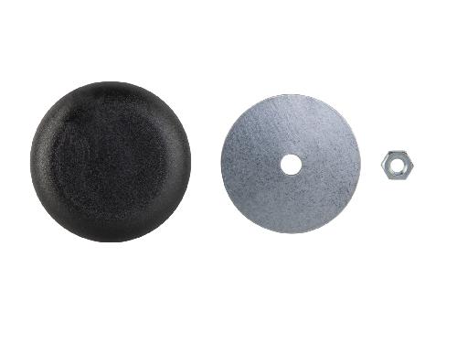 Adaptateurs Antenne Cache-trou antenne D40mm noir