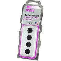 Caches Boulons 4 Bouchons en nylon noir Mcgard 70002 pour la gamme Racing