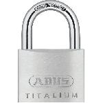 Cadenas Cadenas - ABUS - 64TI-50 Titalium - Corps aluminium - Cle paracentrique - Risque de vol moyen