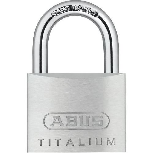 Cadenas Cadenas - ABUS - 64TI-50 Titalium - Corps aluminium - Cle paracentrique - Risque de vol moyen