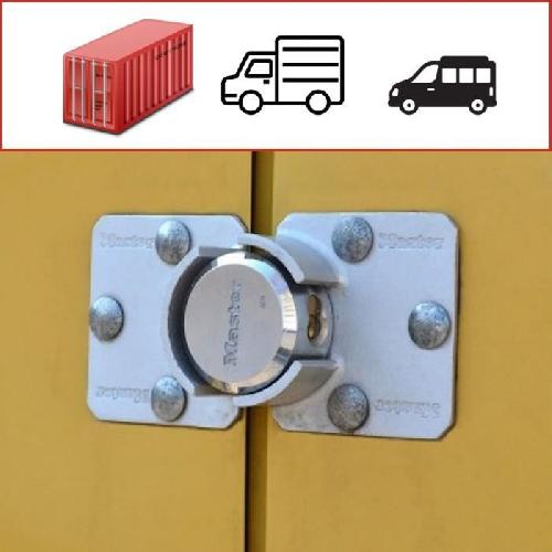 Cadenas Cadenas pour Porte de Camionnettes - MASTER LOCK - 736EURD - Cadenas Rond + Moraillon