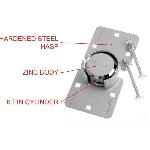 Cadenas Cadenas pour Porte de Camionnettes - MASTER LOCK - 736EURD - Cadenas Rond + Moraillon