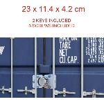 Cadenas Cadenas pour Porte de Camionnettes - MASTER LOCK - 736EURD - Cadenas Rond + Moraillon