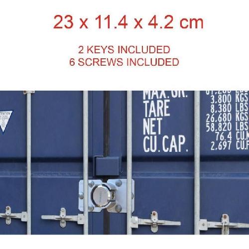 Cadenas Cadenas pour Porte de Camionnettes - MASTER LOCK - 736EURD - Cadenas Rond + Moraillon
