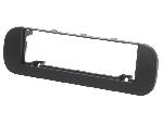 Facade autoradio Fiat Cadre de radio 1 DIN pour Fiat - Noir mat
