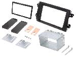 Facade autoradio Fiat Cadre de radio 2 DIN pour Fiat - Noir