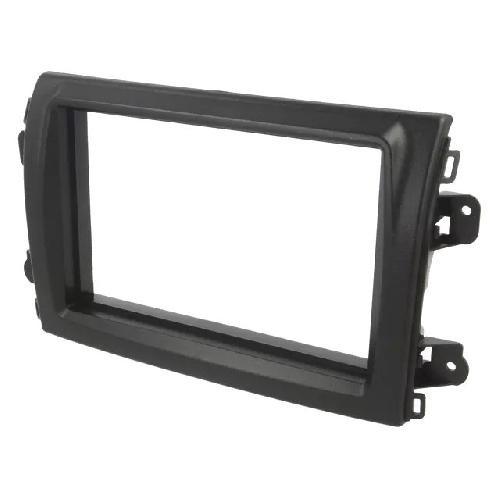 Facade autoradio Fiat Cadre de radio 2 DIN pour Fiat - Noir