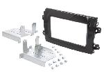 Facade autoradio Fiat Cadre de radio 2 DIN pour Fiat - Noir brillant