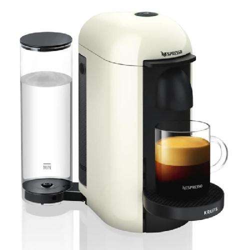 Machine A Expresso Cafetiere a dosette ou capsule Krups NESPRESSO VERTUO PLUS BLANC IVOIRE YY3916FD