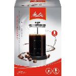 Cafetiere Cafetiere a piston MELITTA Standard 9 tasses - Compatible Cafe moulu - Reservoir d'eau amovible - Programmable