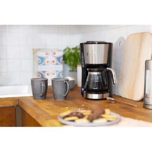 Cafetiere Cafetiere compacte - RUSSELL HOBBS - Compact Home 24210-56 - 1000 W - Verseuse en verre 625 mL