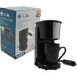 Camping & Camping-Car Cafetiere filtre 12V 1 tasse - HTC EQUIPEMENT - Noir - Pratique pour voiture et camping