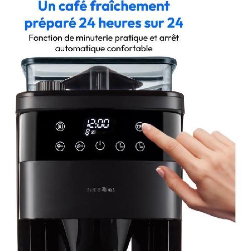 Cafetiere Cafetiere Filtre Digitale Isotherme avec Broyeur - MEDION - 1000W - 1.0L - Noir