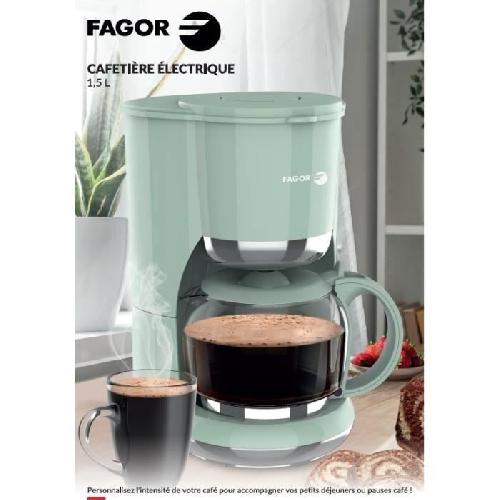 Cafetiere Cafetiere filtre - FAGOR - FG1560 - 1.5L - 12 tasses - Maintien au chaud