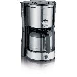 Cafetiere Cafetiere filtre isotherme SEVERIN KA4845 - 8 tasses - 1 L - 1 000 W - Sélecteur d'arôme - Inox/Noir