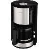 Cafetiere KRUPS Cafetiere filtre électrique 1.25L Machine a café Pro Aroma Plus. 15 tasses. Noir Inox KM321010