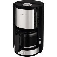 Cafetiere KRUPS Cafetiere filtre électrique 1.25L Machine a café Pro Aroma Plus. 15 tasses. Noir Inox KM321010