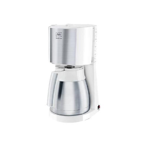 Cafetiere MELITTA Enjoy Top Therm Blanc-Inox - AromaSelector - 15 tasses - Filtre - archives
